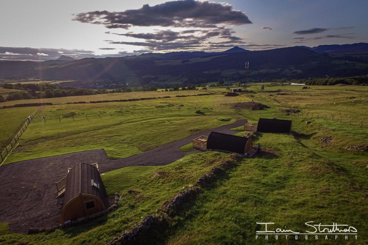 Farragon Luxury Glamping Pod With Hot Tub & Pet Friendly At Pitilie Pods Aberfeldy